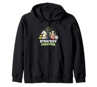 Strategy Master Strategic Thinking Mindset Design Zip Hoodie