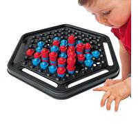 Strategy Puzzle Board, Interactive Game Toy, 12 Inches Intellectual Development Tool with Durable Pieces, Learning Accessory, Family Game with Engaging Design, Parent Child Activity for Travel