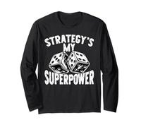 Strategy’s My Superpower Dice Board Game Long Sleeve T-Shirt