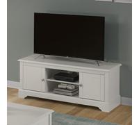 Stratford 2 Door TV Entertainment Unit White Shabby chic