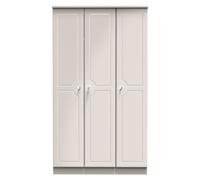 Stratford 3 Door Wardrobe (Ready Assembled) Ready Assembled 2 U Taupe One Size