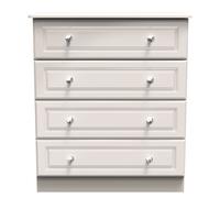 Stratford 4 Drawer Chest (Ready Assembled) Ready Assembled 2 U Taupe One Size