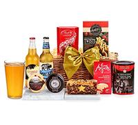 Stratford Cider Hamper - Premium Cider Gift Set with Mature Cheddar, Luxury Shortbread, Fruit Cake, Lindor Chocolates - Luxury Food and Drink Gifts, from Regency Hampers