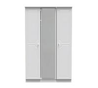 Welcome Furniture Ready Assembled Lisbon Triple Door Wardrobe White