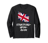 Stratford-Upon-Avon Great Britain Flag British English Pride Long Sleeve T-Shirt