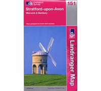 Stratford-upon-Avon, Warwick and Banbury: Sheet 151 (OS Landranger Map)