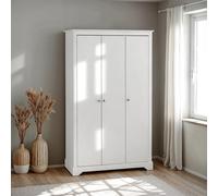 Stratford White Furniture Range Solid MDF Pine Bedroom Living Wardrobe Chest
