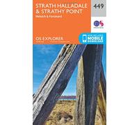 Explorer 449 Strath Halladale & Strathy Point Map With Digital Version - Orange, Orange One Size
