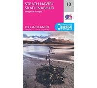 Landranger 10 Strathnaver, Bettyhill & Tongue Map With Digital Version, Pink One Size
