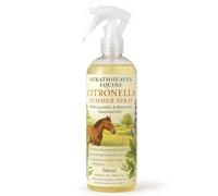 Stratheaven Equine Citronella Summer Spray for Horses - 500ml Natural Insect Repellent with Lavender & Peppermint - Fly & Midge Protection - Gentle Botanical Formula - Soft Spray Trigger - Made in UK