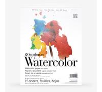 Strathmore : 200 Series : Glued Watercolour Pad : 190gsm : 15 Sheets : 22.8x30.5cm