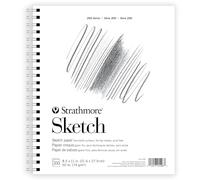 Strathmore STR-025-508 100 Sheet Sketch Pad, 8.875 by 11", White, 8.5 InchesX11 Inches