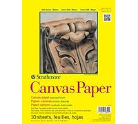 Strathmore Artist Canvas Pad 300 Series 9"x12" Glue Bound, 10 Sheets