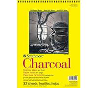 Strathmore Charcoal Spiral Paper Pad 9 x 12-inch, 32 Sheets, Multicolor, 9x12