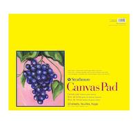 Strathmore 300 Series, Canvas Pad, 16x20 inch, 10 Sheets - Triple Primed, 100% Cotton Canvas, Plein Air Artists, Acrylic Paint and Oil Paint