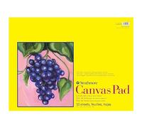 Strathmore 300 Series, Canvas Pad, 18x24 inch, 10 Sheets - Triple Primed, 100% Cotton Canvas, Plein Air Artists, Acrylic Paint and Oil Paint