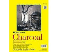 Strathmore 300 Series Charcoal, Paper, White, 9x12