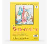 Strathmore : 300 Series : Glued Watercolour Pad : 300gsm : 12 Sheets : 22.8x30.5cm