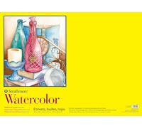 Strathmore 300 Series Watercolor Paper Pad for Painting and Art, Coldpress, 22 x 30 inches, 8 Sheets