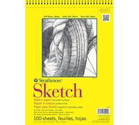 Strathmore Artist Pro-Art 350900 Spiral Sketch Paper Pad 9 x 12 in, 100 Sheets