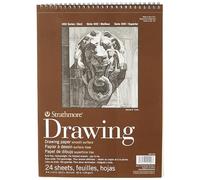 Strathmore 400-104 400 Series Drawing, Smooth Surface, 9"x12" Wire Bound, 24 Sheets
