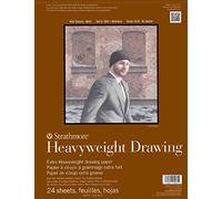 Strathmore 400 Series Heavyweight Drawing Pad, Medium Surface, Paper, White, 18X24