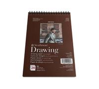 Strathmore 400 Drawing Block, 24 Sheets, 14.7 x 21 cm, 130 g/m², Cream