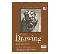 Strathmore Artist Drawing Pad 400 Series (400-105) Smooth 130gsm Wire-Bound 11×14 in 24 Sheets