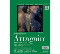 Strathmore Artist Artagain Pad 400 Series, Coal Black, 6" x 9"