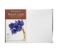 Strathmore 400 Series Cards, Bristol, 5x6.875 inches, 100 Pack, Envelopes Included - Custom Greeting Cards for Weddings, Events, Birthdays