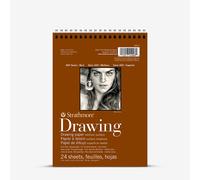Strathmore : 400 Series : Drawing Pad : 130gsm : 6x8in : 24 Sheets : Medium
