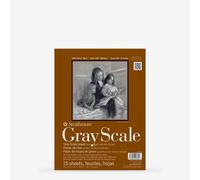 Strathmore : 400 Series : Grey Scale Scale Pad : 216gsm : 15 Sheets : 9x12in