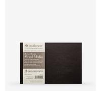 Strathmore : 400 Series : Hardbound Toned Grey Mixed Media Sketchbook : 300gsm : 48 Pages : 8.5x5.5in