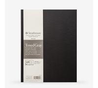 Strathmore : 400 Series : Hardbound Toned Grey Sketchbook : 118gsm : 128 Pages : 8.5x11in