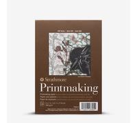 Pro-Art Strathmore Printmaking Paper Pad 5 x 7-inch, 20 Sheets, White, 5x7