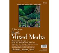 Strathmore 400 Series Mixed Media, Paper, Black, 9x12