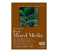 Strathmore Artist Paper 400 Series Mixed Media – Black – 9x12