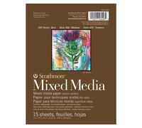 Strathmore 400 Series Mixed Media Vellum Pad | 6" x 8" | 300gsm | Tone Options