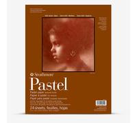 Pro-Art Strathmore Assorted Color Pastel Paper Pad 11-inch x 14-inch, 24 Sheets