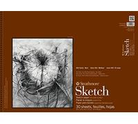 Strathmore STR-455-18 30 Sheet Sketch Pad, 18 by 24", Paper, White, 18" x 24" Wire Bound