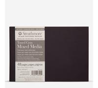 Strathmore : 400 Series : Softcover Toned Grey Mixed Media Sketchbook : 48 Pages : 8x5.5in