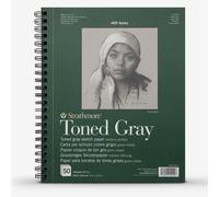 Strathmore : 400 Series : Toned Grey : Sketch Pad : 9x12in (Apx.23x30cm) : 50...
