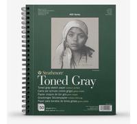 Strathmore : 400 Series : Toned Grey : Sketch Pad : 9x12in (Apx.23x30cm) : 50 Sheets