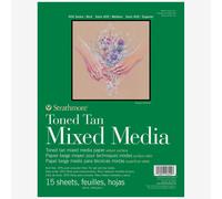 Strathmore 400 Series Mixed Media, Paper, Toned Tan, 11x14