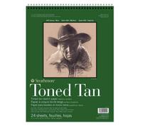 Strathmore 400 Series Toned Tan Sketch Pad - 11" x 14", 24 Sheets, 118gsm