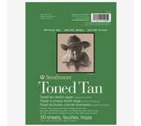 Strathmore : 400 Series : Toned Tan : Sketch Pad : 5.5x8.5in : 50 Sheets