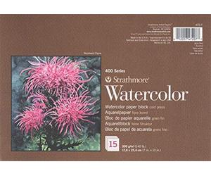 Strathmore 400 Series Watercolour Block (7 x 10 Inches) 15 Sheets