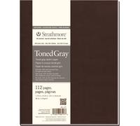 Strathmore 400 Toned 118gsm Paper Soft Cover Sketchbook, Fine Grain, 7.75 x 9.7