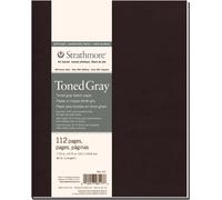 Strathmore 400 Toned 118gsm Paper Soft Cover Sketchbook, Fine Grain, 7.75 x 9.7