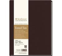 Strathmore 400 Toned 118gsm Sketchbook 8.5 x 11in 64 Tan Sheets